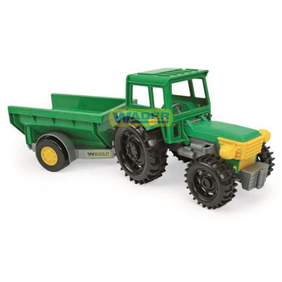 Трактор Фермер с прицепом в коробке (39348) 2 вида