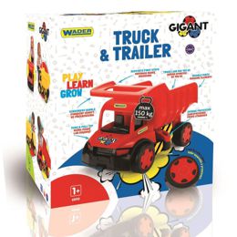 Велика іграшкова вантажівка Гігант з візком Wader 65110
