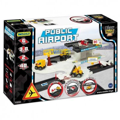 Детский игровой набор Play Tracks City - аэропорт Wader (53550)