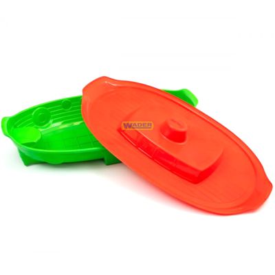 Детская Песочница-бассейн Корабль Doloni (03355/3) зелено-красная