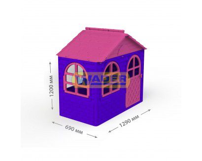 Детский игровой домик для улицы Doloni (02550/10) Розово-фиолетовый