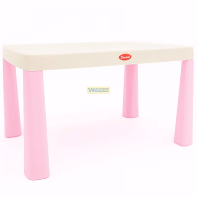 Детский стол и стул с накладкой для игры + 2 набора конструкторов. Doloni 04660/11 Розово-бежевий