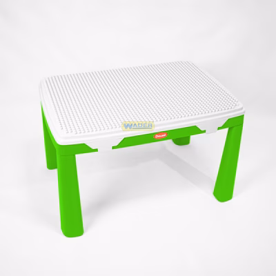 Детский стол и стул с накладкой для игры + 2 набора конструкторов. Doloni 04660/2