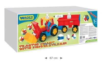 Эвакуатор Super Truck Wader с легковым авто (36630)