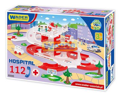 Игровой набор Скорая помощь Kid Cars 3D Wader (53330)