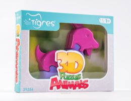 Іграшка розвиваюча 3D пазли Звірятка (39356) 8 ел., 4 види