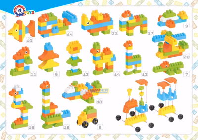 Игрушка ТехноК Конструктор 90 деталей (6573)