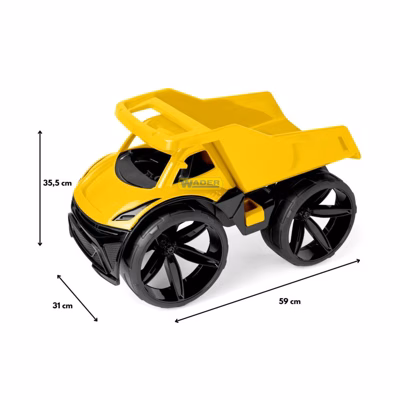 Maximus самосвал Wader  жолтый 64030