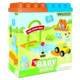 Мої перші кубики 30 шт в коробці Baby Blocks Wader (41440)