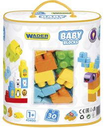 Мої перші кубики 30 шт в сумці Baby Blocks Wader (41400)