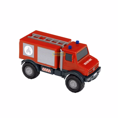 Пожарный автомобиль Unimog с этикеткой 3815