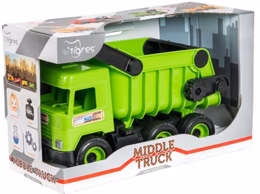 Самосвал Middle Truck в коробке (39482) св.-зеленый