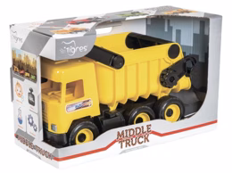 Самосвал Middle Truck в коробке (39490) желтый
