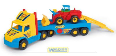 Тягач-евакуатор Super Truck Wader з трактором (36520)