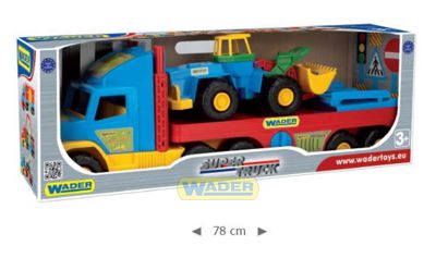 Тягач-евакуатор Super Truck Wader з трактором (36520)