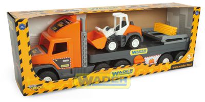 Тягач Super Tech Truck Wader з бульдозером (36720)